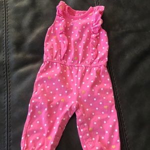 Dark Pink Pant Romper